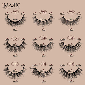 IMAGIC Kit de <span class=keywords><strong>faux</strong></span> <span class=keywords><strong>cils</strong></span> 3D – Vente en gros, 8 paires, fournisseur chinois pas cher, sans cruauté animale, pour la revente de maquillage - Product Image 3