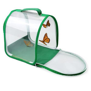 Petit Papillon Habitat <span class=keywords><strong>Critter</strong></span> <span class=keywords><strong>Cage</strong></span> Caterpillar Enclos Bug Terrarium Portable Poignée De Transport 8X8X8 Pouces Insect Mesh <span class=keywords><strong>Cage</strong></span> - Product Image 1