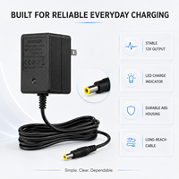 Chargeur de batterie au plomb 24V HAOXING pour voiture électrique pour enfants, SUV, véhicule électrique, indicateur LED, protection OVP/OCP, prise US, UK, EU