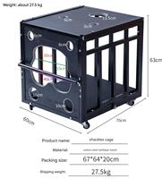 Produits sexuels pour adultes, cage SM, table basse, cage pour chien, cage pour grand chien, esclave féminin, entraînement d'esclave, cage de captivité pour chien, cage de retenue K9