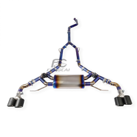 Tubo de Escape de Aleación de Titanio de Alta Calidad para BMW X5 X6 3.0T, Tubos de Escape CatBack con Válvulas, Controlador y Punta de Carbono