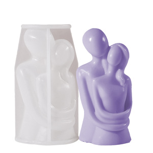 Molde de Silicona 3D para Hacer Velas con Diseño de Pareja de Esposos, Madre Embarazada Sosteniendo a un Niño, Regalo para el Día de la Madre - Product Image 5