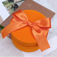 Fass High-End-Samt Papier box, Hochzeit und Geburtstag, Champagner Band Süßigkeiten Geschenk box