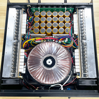 Amplificateur de puissance professionnel 2U H-class 4 canaux 1000W offrant une qualité sonore exceptionnelle et convient aux scènes de karaoké.