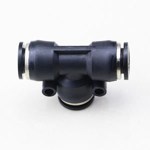 PE T tipo <span class=keywords><strong>3</strong></span> vie a sgancio rapido tubi pneumatici dritti accessori a T accessori Push a connettore rapido produttori cina - Product Image 3