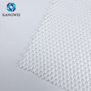 Tissu en maille hexagonale à faible élasticité GRS Wholesale Factory, 100% polyester, pour doublure de bagages, doublure de sac à main, doublure de <span class=keywords><strong>portefeuille</strong></span> - Product Image 5