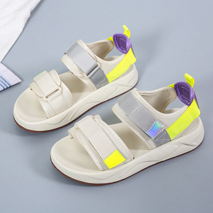 New Style Rubber Upper <b>Sandals</b> for Women Summer Non-slip Casual Fashionable Versatile Wear-resistant Comfortable Plastic Lining - Product Image 3