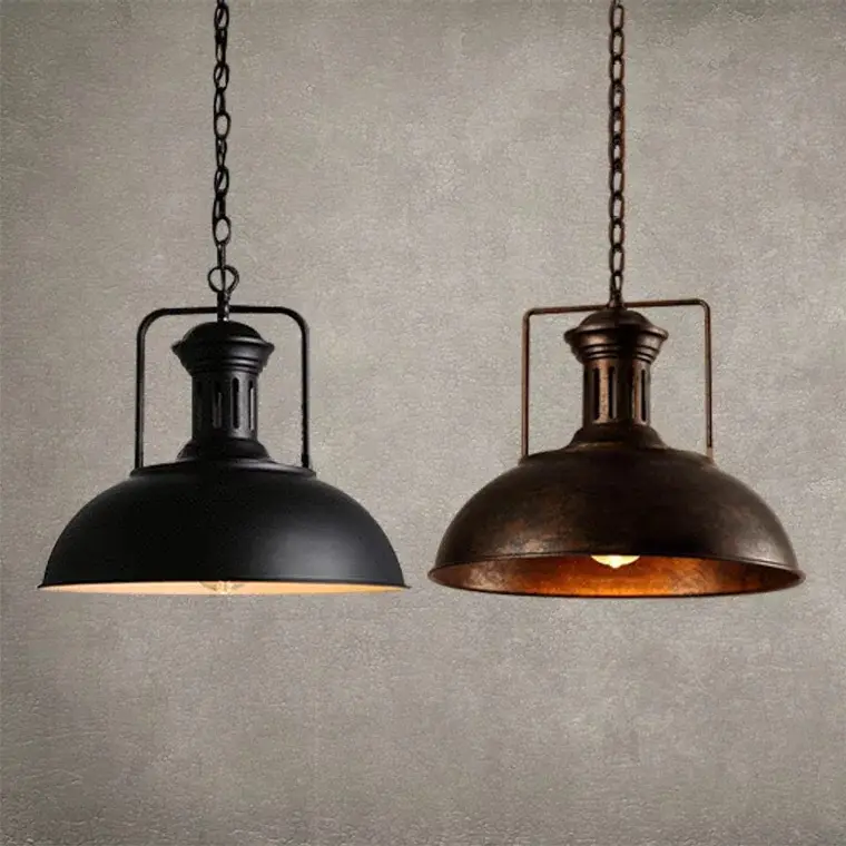 Industrial Style Pendant Light Fixture For Restaurant
