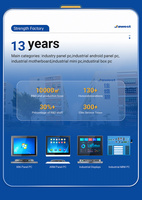 Panneau tactile tout-en-un Pc Pcap Ipc J6412 Linux Win Fanless Ip65 Compact Industry Embedded Computer for Automation Control