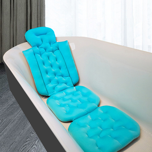 SUREWALHOME cuscino ergonomico lungo Design <span class=keywords><strong>per</strong></span> vasca da bagno cuscino <span class=keywords><strong>per</strong></span> il corpo <span class=keywords><strong>doccia</strong></span> ad asciugatura rapida <span class=keywords><strong>per</strong></span> schienale cuscino di supporto con poggiatesta - Product Image 5