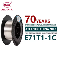 Fabricant de l'Atlantique Fil de soudure E71T-1C Fil de soudure de flux de protection gazeuse E71T-1 Fil fourré de flux
