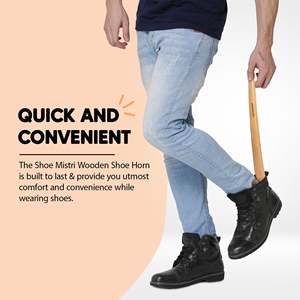 Compre una Calzadera de Madera Ligera de 6 Pulgadas para Hombres y Mujeres, Portátil y Fácil de Usar en Casa, Viajes, Oficina, Bolsa, Auto - Product Image 6