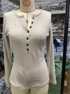 <span class=keywords><strong>Pull</strong></span> en maille uni amincissant et polyvalent à manches longues, col en V sexy pour <span class=keywords><strong>femme</strong></span>, automne et hiver - Product Image 5