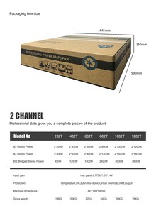 Amplificateur audio professionnel 600W 4 <span class=keywords><strong>canaux</strong></span>, amplificateur haute <span class=keywords><strong>puissance</strong></span> pour karaoké, <span class=keywords><strong>home</strong></span> <span class=keywords><strong>cinéma</strong></span>, DJ, équipement <span class=keywords><strong>de</strong></span> scène - Product Image 5