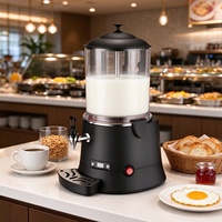 Machine à chocolat chaud électrique 5L 10L, distributeur de thé au lait et de café commercial en acier inoxydable pour la restauration et l'hôtellerie