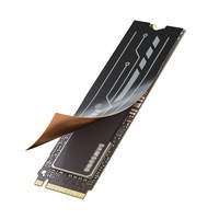 TEUCER M.2 2280 Solid State Drive Boîtier d'ordinateur Radiateur en graphène léger Haute efficacité Feuille de cuivre Dissipateur de chaleur Ventilateurs de refroidissement