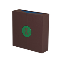 Vente flash - Boîte cadeau de luxe personnalisée magnétique à double porte ouvrant sur le côté, 2 pièces, avec logo pour ensemble de soins de la peau, flacon de parfum
