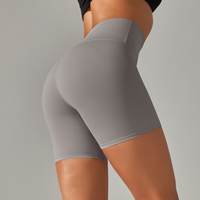 Leggings de yoga sans couture, solides et tendance, taille haute, fitness, nylon et élasthanne, extensible dans les quatre sens, respirant, léger, froncé