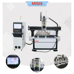 MISHI factory Direct Sale Wood CNC Router 1325 2040 4 Axis Linear Atc Cnc Router With Rotary Device