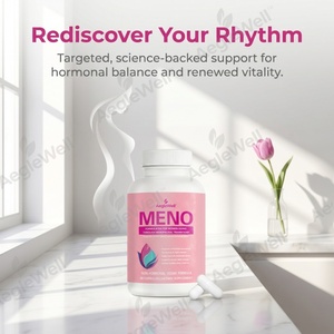 AegleWell MENO Capsules <span class=keywords><strong>de</strong></span> soutien pour la ménopause, 60 unités, non-hormonales, végétaliennes, pour un <span class=keywords><strong>cycle</strong></span> <span class=keywords><strong>menstruel</strong></span> doux et régulier chez la femme - Product Image 5