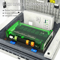 Module I/O miniature scellé avec interface de communication RS485 à 8 canaux, relais G2R 12V/24V 16A, prend en charge le protocole Modbus-RTU standard