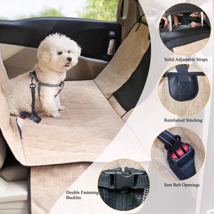 Fabricante chino de fundas protectoras para <span class=keywords><strong>asientos</strong></span> de mascotas de alta calidad, impermeables, de tela Oxford 900D, resistentes, para el asiento trasero del <span class=keywords><strong>coche</strong></span>. - Product Image 6
