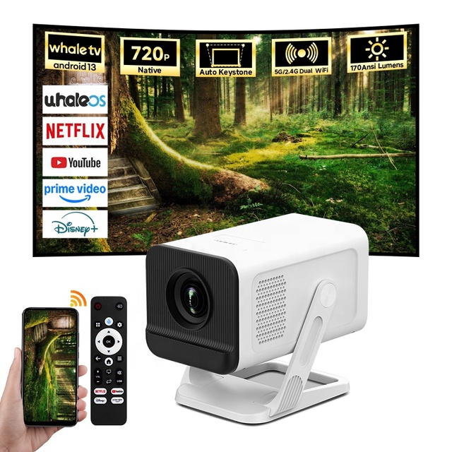Hotack WholesaleX1AA 180 Rotation Mini Hd Video Proyector LCD Home Theater Cinema Beamer Portable Smart Projectors