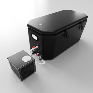 Bañera de Hielo Angulada Portátil de PVC, Bañeras Inflables para Terapia de Agua Fría, Enfriador de Agua para Baños de Hielo - Product Image 6