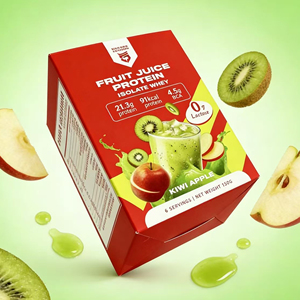 Cajas de Embalaje de Alimentos Personalizadas con Pantalla Impermeable, Caja de Papel Plegable para Proteína de Suero Laminada con Brillo - Product Image 4