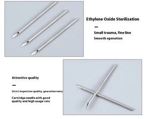 Herramienta de perforación DIY, <span class=keywords><strong>aguja</strong></span> de perforación <span class=keywords><strong>hueca</strong></span> de acero inoxidable, Anillo <span class=keywords><strong>para</strong></span> el vientre, anillo <span class=keywords><strong>para</strong></span> cejas, herramienta de perforación, joyería corporal de moda - Product Image 3