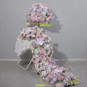 XA אירועי חתונה פרח דקורטיבי עלי דקל מיובשים טבעיים