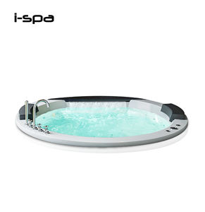 Bañera de Hidromasaje Moderna de Acrílico con Cascada, Estilo Praga - Product Image 1