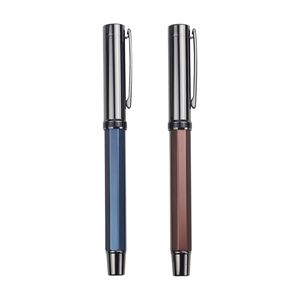High Quality Custom Logo 1.0mm Metal Business Ballpoint <b>Pen</b> New Black Rotating Barrel Design Gift Advertising <b>Pen</b> for Business - Product Image 2