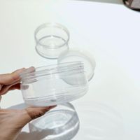 Offre Spéciale boîte écologique pour animaux de compagnie mignon Burger en forme de cheveux créatifs accessoires cristal boue emballage alimentaire Double tête bouteille en plastique