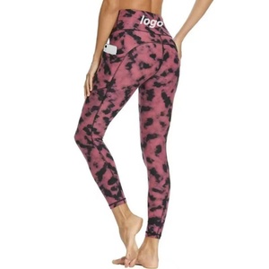 Leggings de Compresión Personalizables para Mujer, de Cintura Alta, con Control de Abdomen, para Entrenamiento, Running, Gimnasio, Fitness y Yoga, con Bolsillos, Largura hasta el Tobillo - Product Image 3