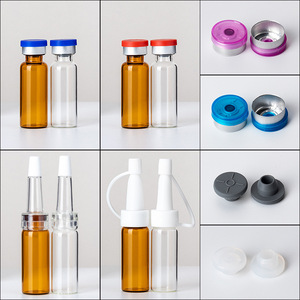 Vô trùng y tế chai thủy tinh vòng 5ml 10ml 20ml 30ml 50ml <span class=keywords><strong>100ml</strong></span> Mỹ phẩm ống lọ với cao su Stopper - Product Image 5