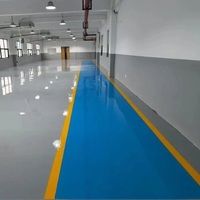 Revêtement de sol en résine acrylique bi-composant, résistant aux UV, à l'usure et durable, pour usage intérieur, séchage rapide, pour béton, Guangdong