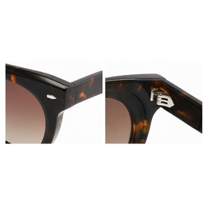 Último diseño de moda hecho a mano Sun Glass Rectángulo Chunky Gafas De Sol De Moda Unisex Premium Designer Acetate Gafas De Sol - Product Image 2