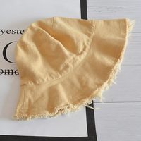 Chapeau Bob en Jean Lavé à Bord Plat Brodé Style Streetwear Unisexe pour l'Extérieur, l'Été, la Plage, les Voyages, la Pêche et un Style Décontracté