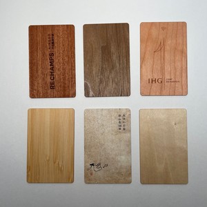Carte d'accès événementielle NFC RFID en bois personnalisée, étanche, avec puces LF/HF/UHF pour les conférences et l'hôtellerie - Product Image 5