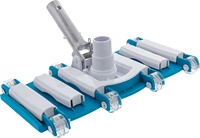 Outils de nettoyage de piscine, Kit d'assemblage universel de remplacement, jeu de 4 roues taranparees avec goupilles de verrouillage