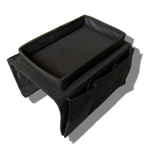 Bolsa de Almacenamiento al por Mayor con 4 Bolsillos, Bandeja para Pasamanos, Organizador de Brazos de Sofá, Soporte Superior para Control Remoto - Product Image 1