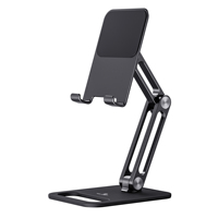 Support de téléphone paresseux Boneruy, antidérapant, en métal, réglable, pliable, support de téléphone portable, support de jeu, support de tablette PC pour bureau