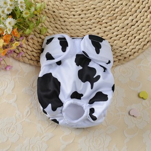 תחתוני הגנה היגייניים לתקופת החימום של כלבת, בצבעי שחור ולבן, לבטיחות והגנה על חיות מחמד. - Product Image 5