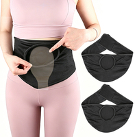 Ceinture de soutien professionnelle pour poche à stomie, sac à urine, ajustable, avec fermeture auto-agrippante, pour dissimulation et protection abdominale
