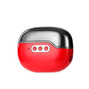 Coupe-ongles électrique au design rond, alimenté par batterie, pour les doigts, avec protection pour enfants, couleurs bleu, rouge, blanc - Product Image 2