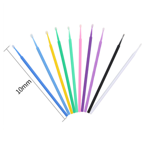 Spazzola <span class=keywords><strong>Mini</strong></span> applicatore <span class=keywords><strong>Mini</strong></span> spazzola di plastica usa e getta colorata - Product Image 4