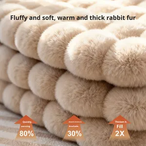 Coussin de luxe pour animaux de compagnie, vente en gros d'usine, écologique, épaissi, pour l'hiver, <span class=keywords><strong>protection</strong></span> du cou, <span class=keywords><strong>anti</strong></span>-griffures, lavable, pour chiens, chats et lapins - Product Image 3