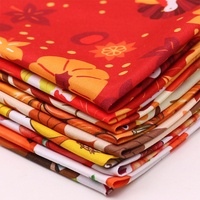 Bandana Anjing Kucing Motif Thanksgiving Labu Daun Maple Kalkun, Bahan Polyester Ramah Lingkungan, Segitiga, Dapat Disesuaikan, untuk Hewan Peliharaan