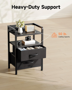 Panel Bedside Nightstand Easy Installation End <b>Sofa</b> <b>Side</b> <b>Table</b> Storage Modern 4 Layers Drawer Dresser Organizer - Product Image 2